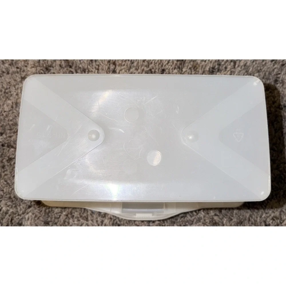 Huggies‎ Baby Wipes EMPTY Container White With Pop Up Top